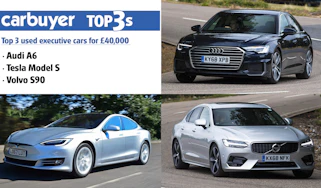 Top 3 used executive cars for £40,000 - hero