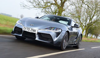 Toyota Supra front 3/4 view