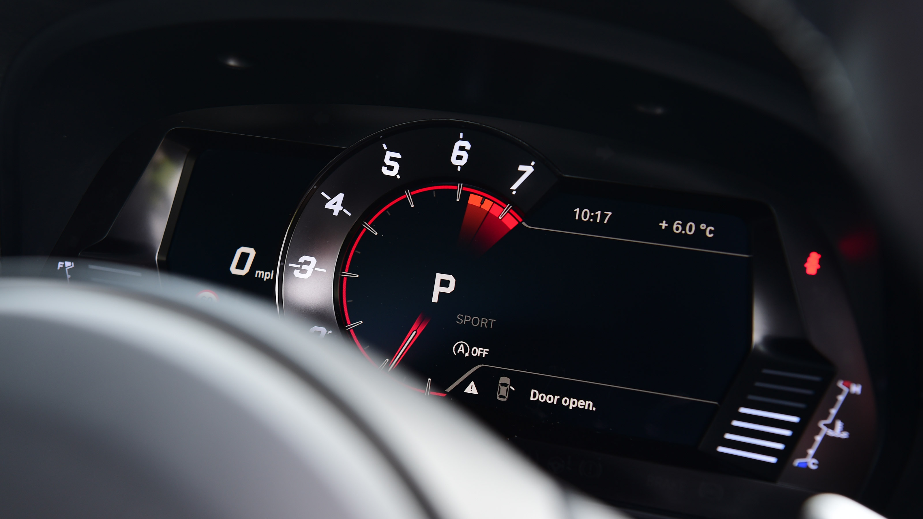 Toyota Supra digital dials 