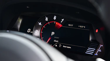 Toyota Supra digital dials