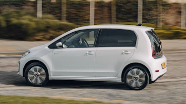 Volkswagen e-up driving - side