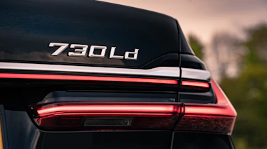 BMW 7 Series saloon - rear close up