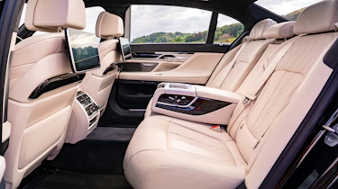 BMW 7 Series saloon - rear seats side view