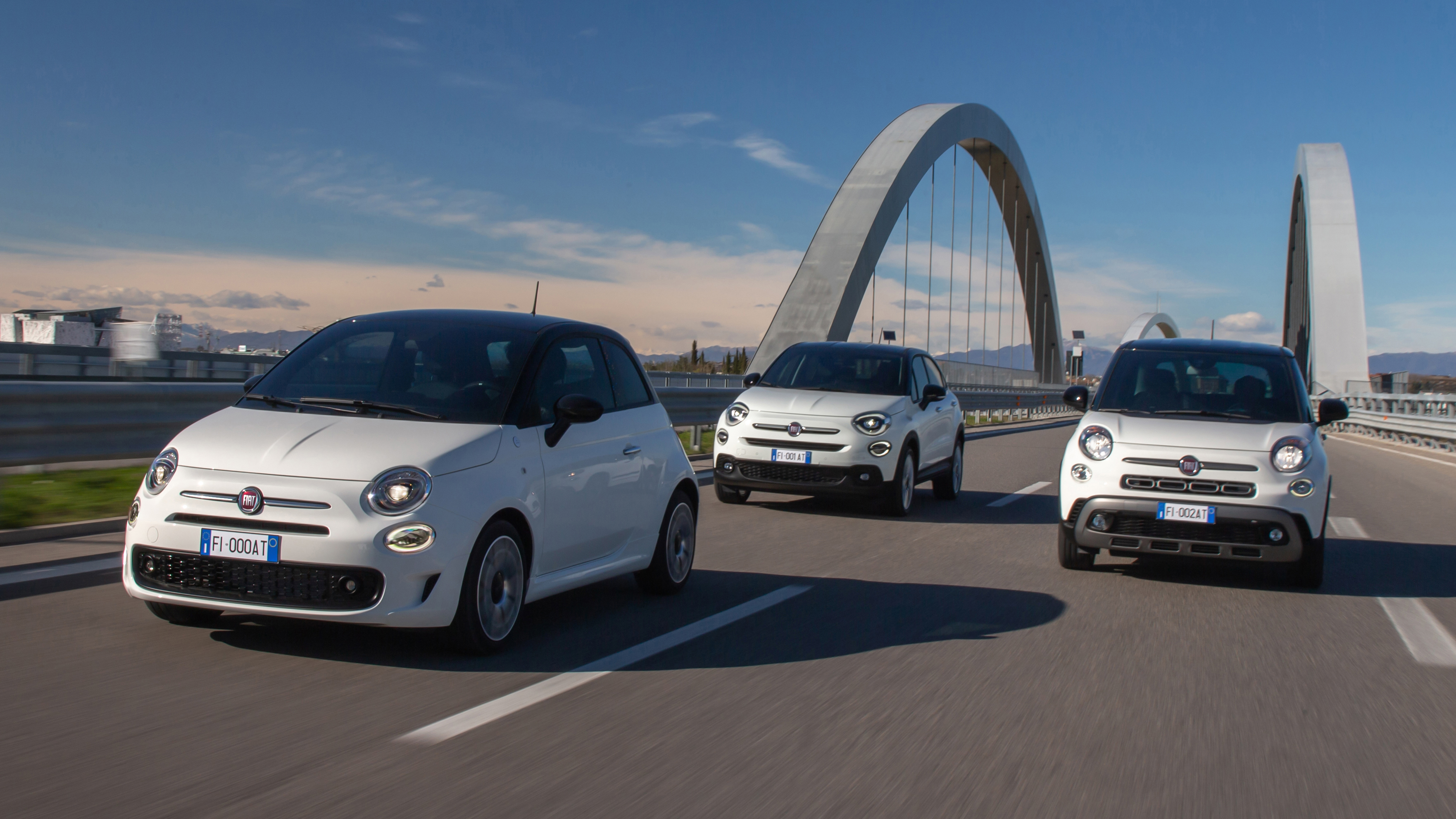 Fiat 500, 500X and 500L Hey Google models