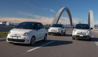 Fiat 500, 500X and 500L Hey Google models