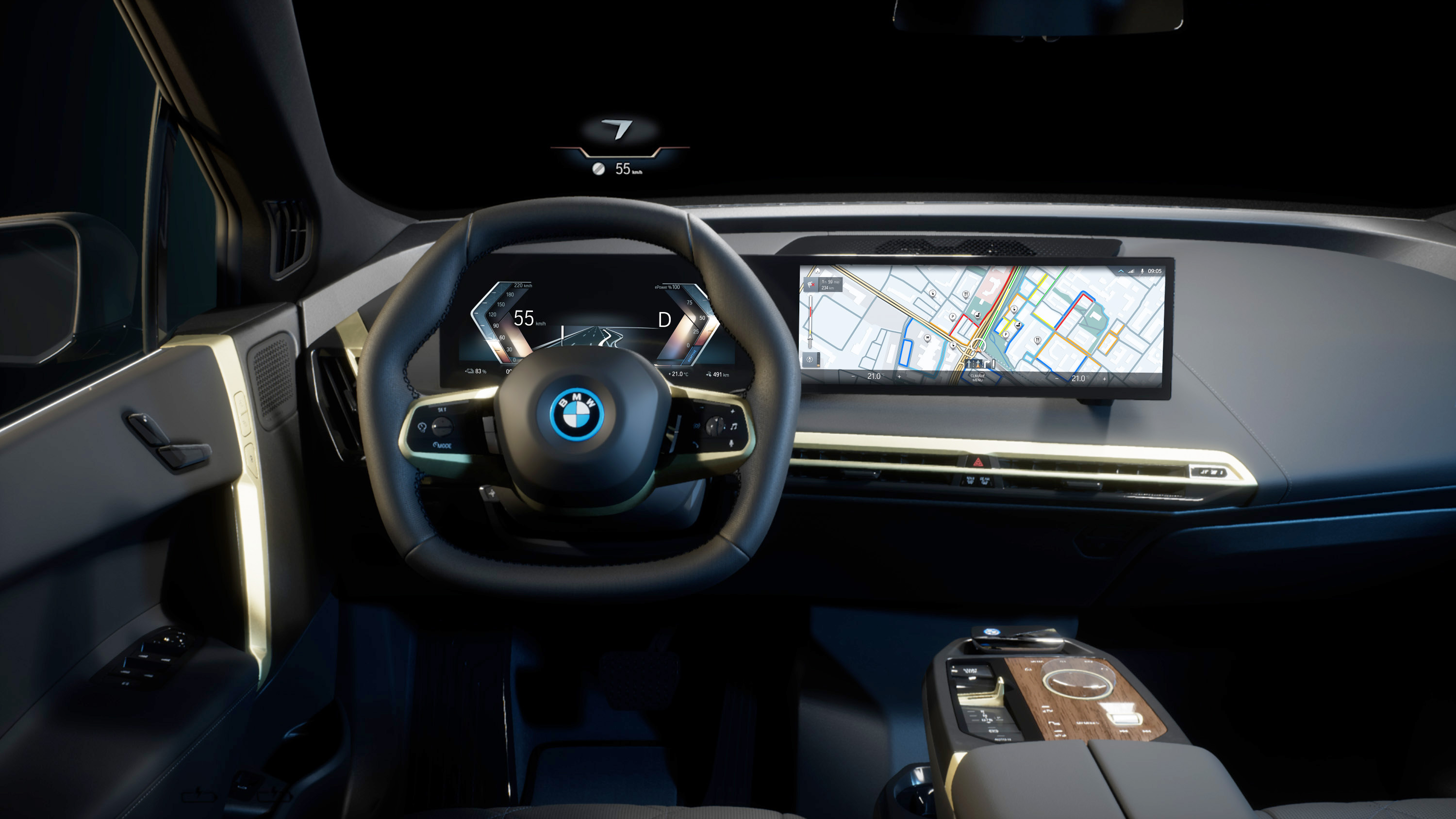 BMW iX dashboard