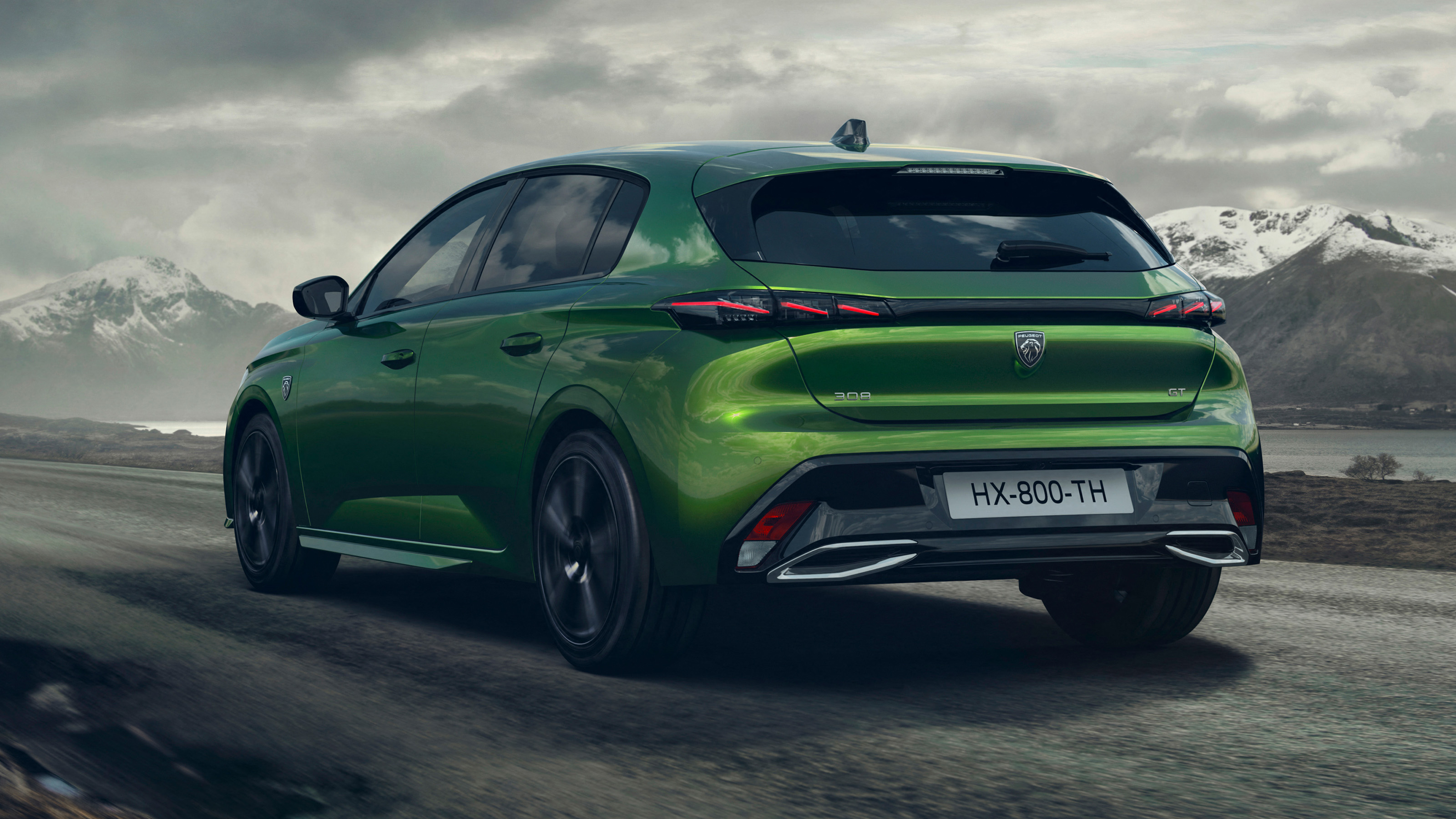 2021 Peugeot 308 - rear 3/4 dynamic