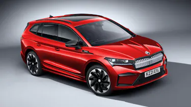 Skoda Enyaq iV Sportline - front 3/4 view