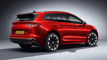 Skoda Enyaq iV Sportline - rear 3/4 view