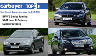 Top 3 used 4x4 estate cars for £12,000 - hero
