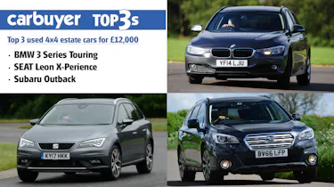 Top 3 used 4x4 estate cars for £12,000 - hero