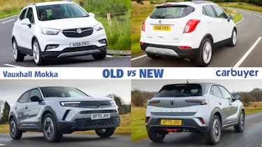 Vauxhall Mokka old vs new header