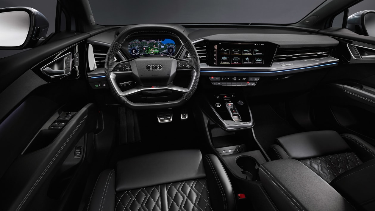 2021 Audi Q4 e-tron SUV interior 