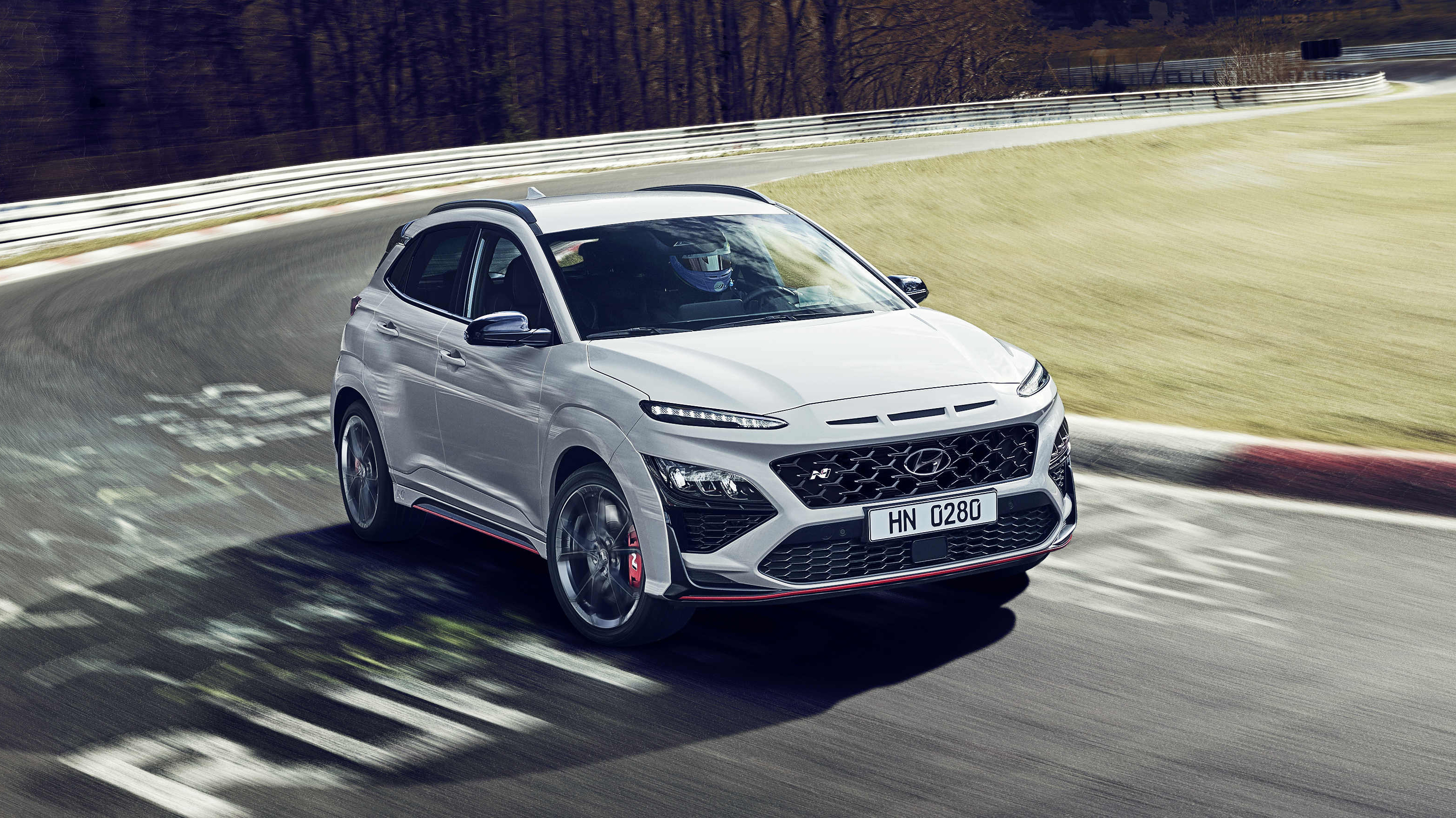2021 Hyundai Kona N - front 3/4 view