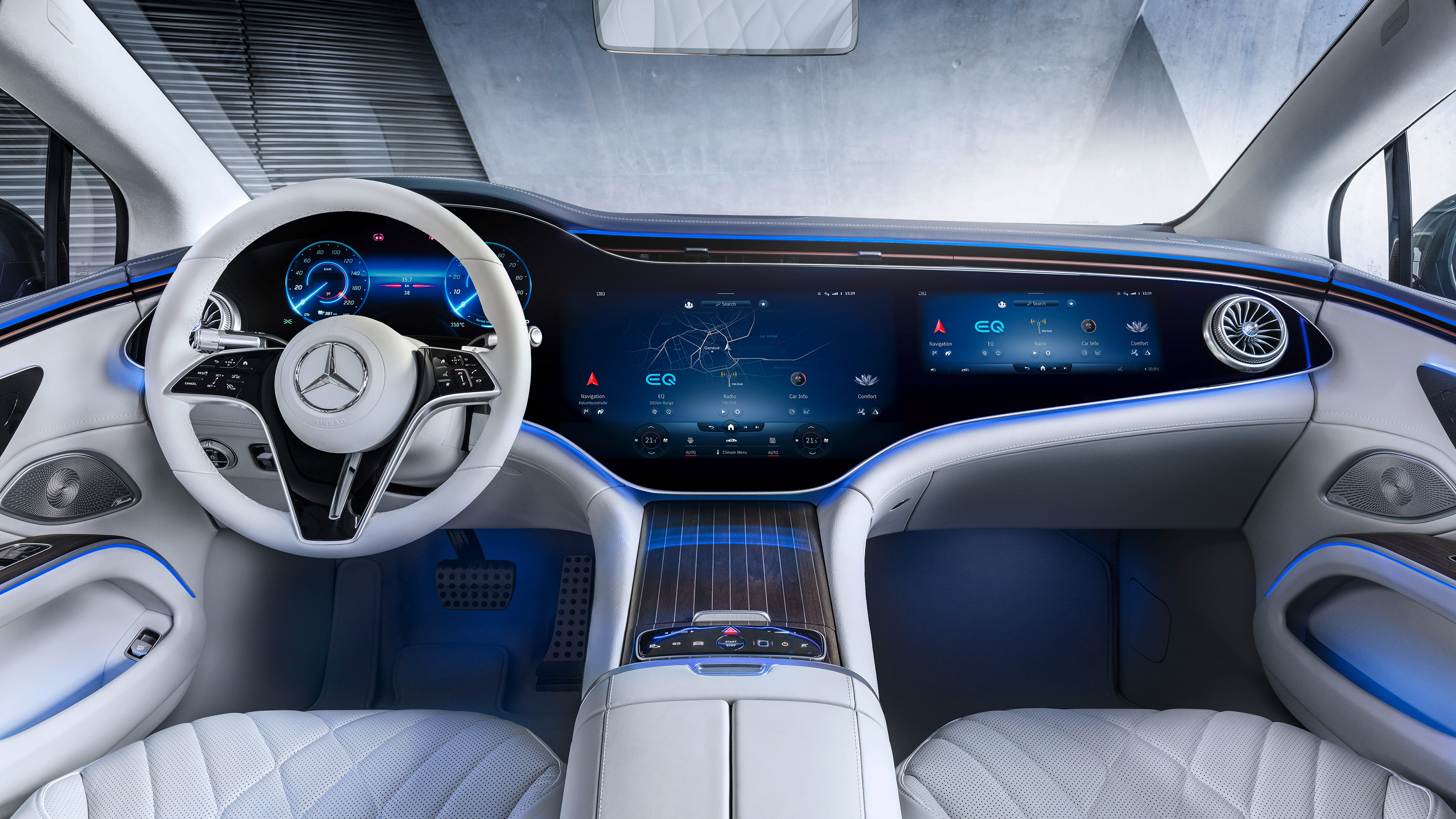 2021 Mercedes EQS interior 