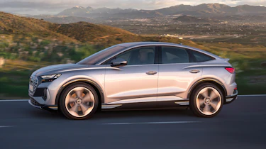 2021 Audi Q4 e-tron Sportback - front 3/4 dynamic
