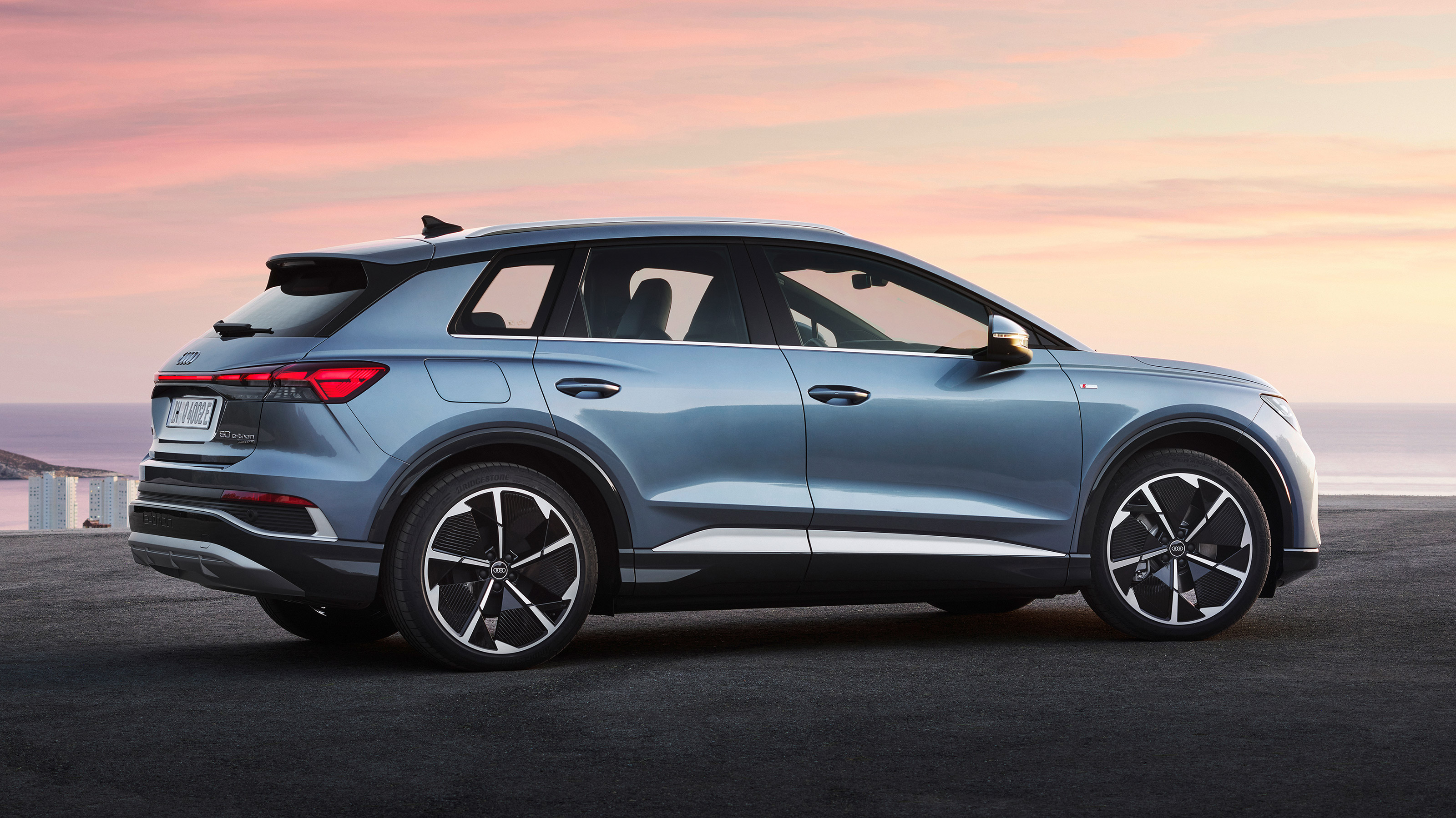 2021 Audi Q4 e-tron SUV - rear 3/4 static 