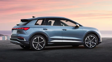 2021 Audi Q4 e-tron SUV - rear 3/4 static