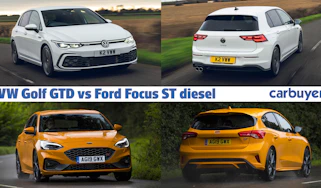 Volkswagen Golf GTD vs Ford Focus ST header image