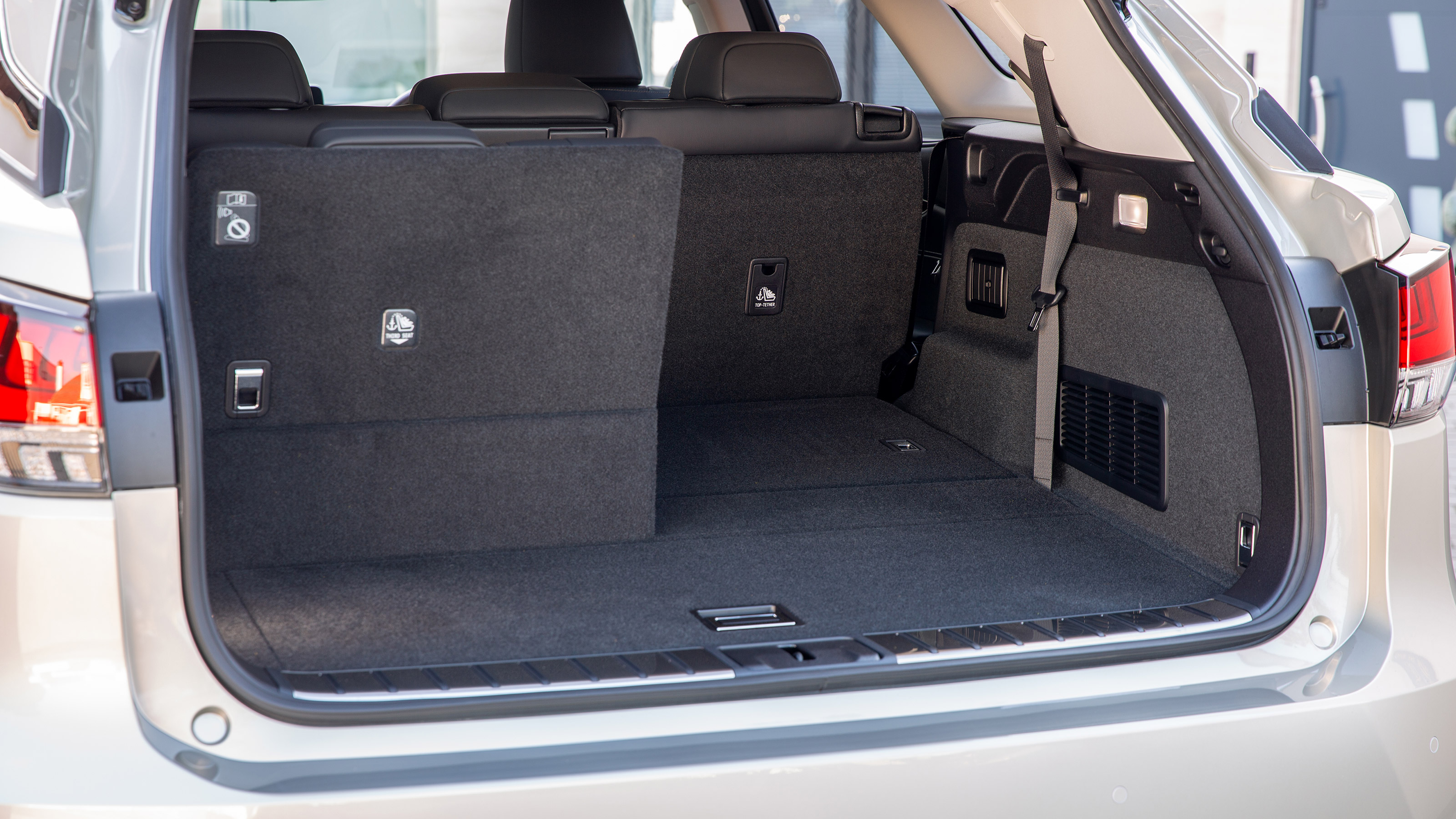 Lexus RX L SUV boot with six seats