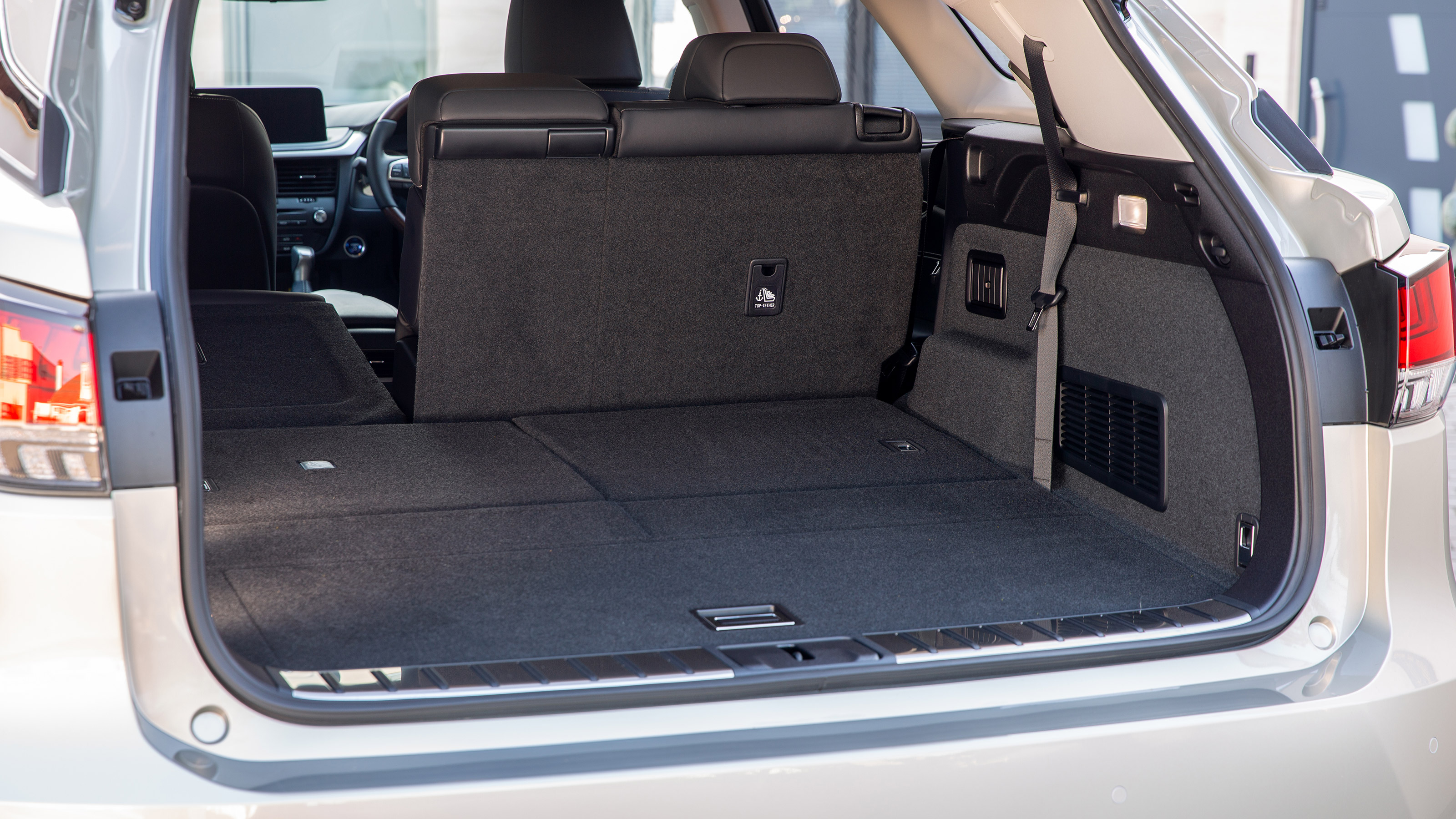 Lexus RX L SUV boot with four seats