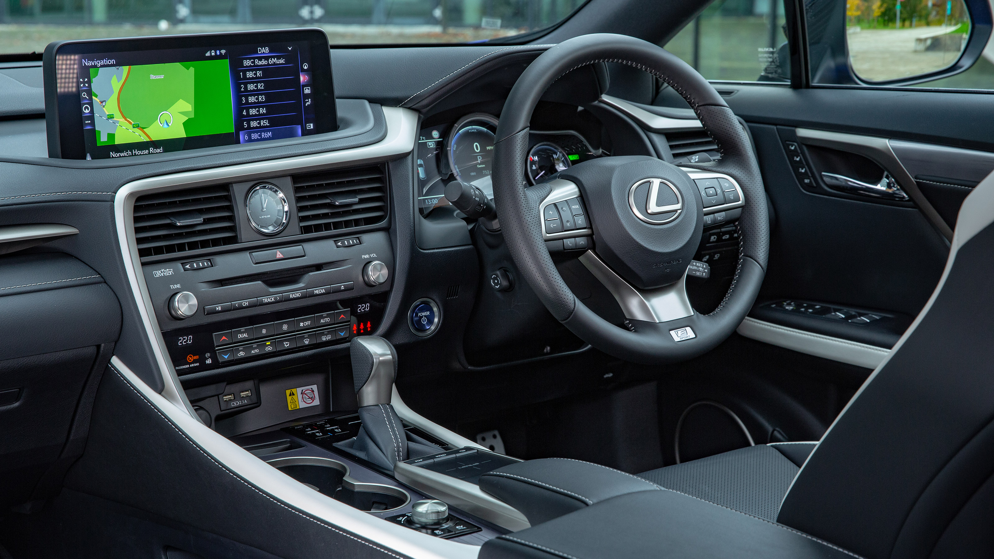 Lexus RX SUV steering wheel