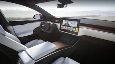 Tesla Model S Plaid - dashboard