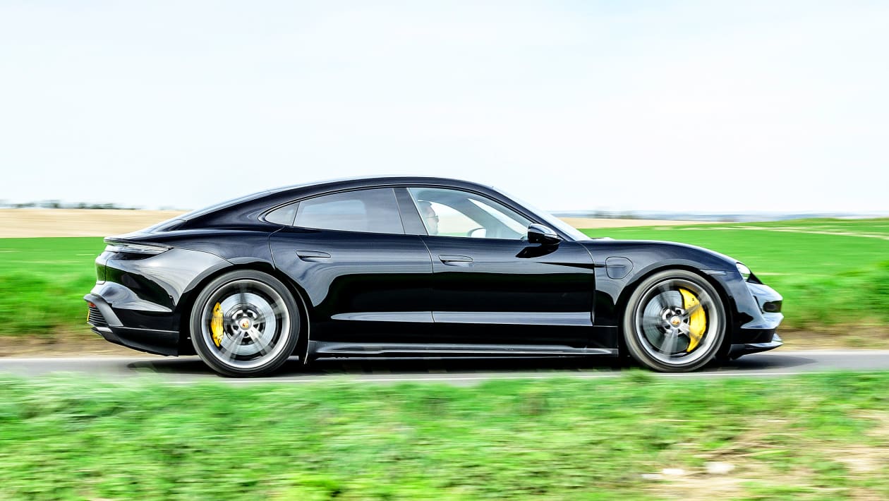 Porsche Taycan - side view