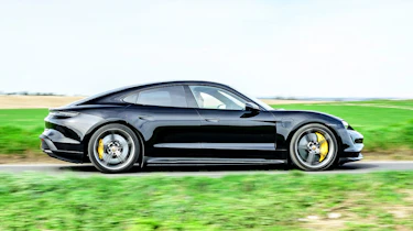 Porsche Taycan - side view