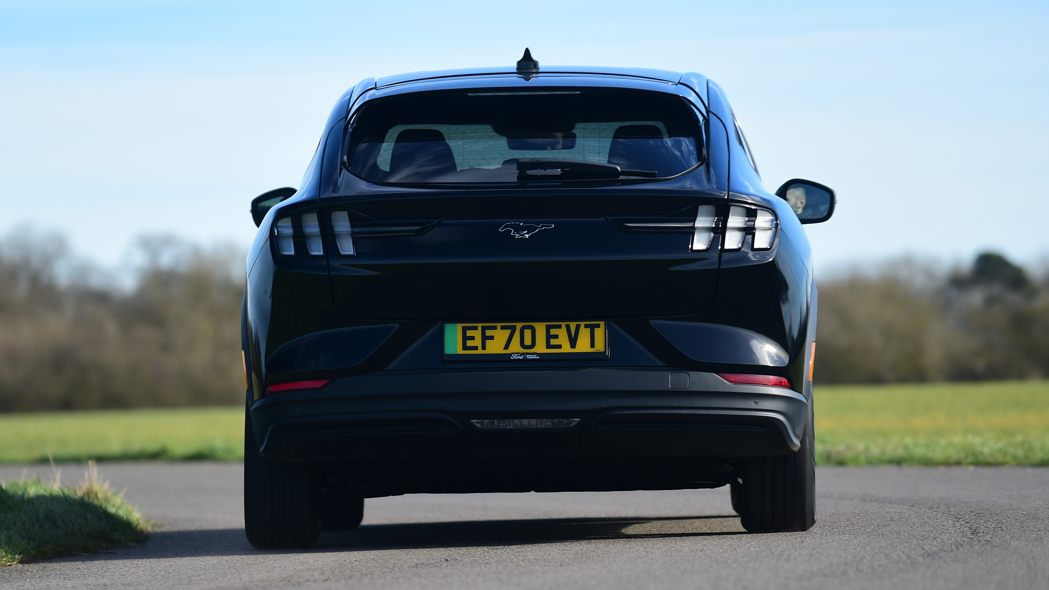 Ford Mustang Mach-E - rear on dynamic 