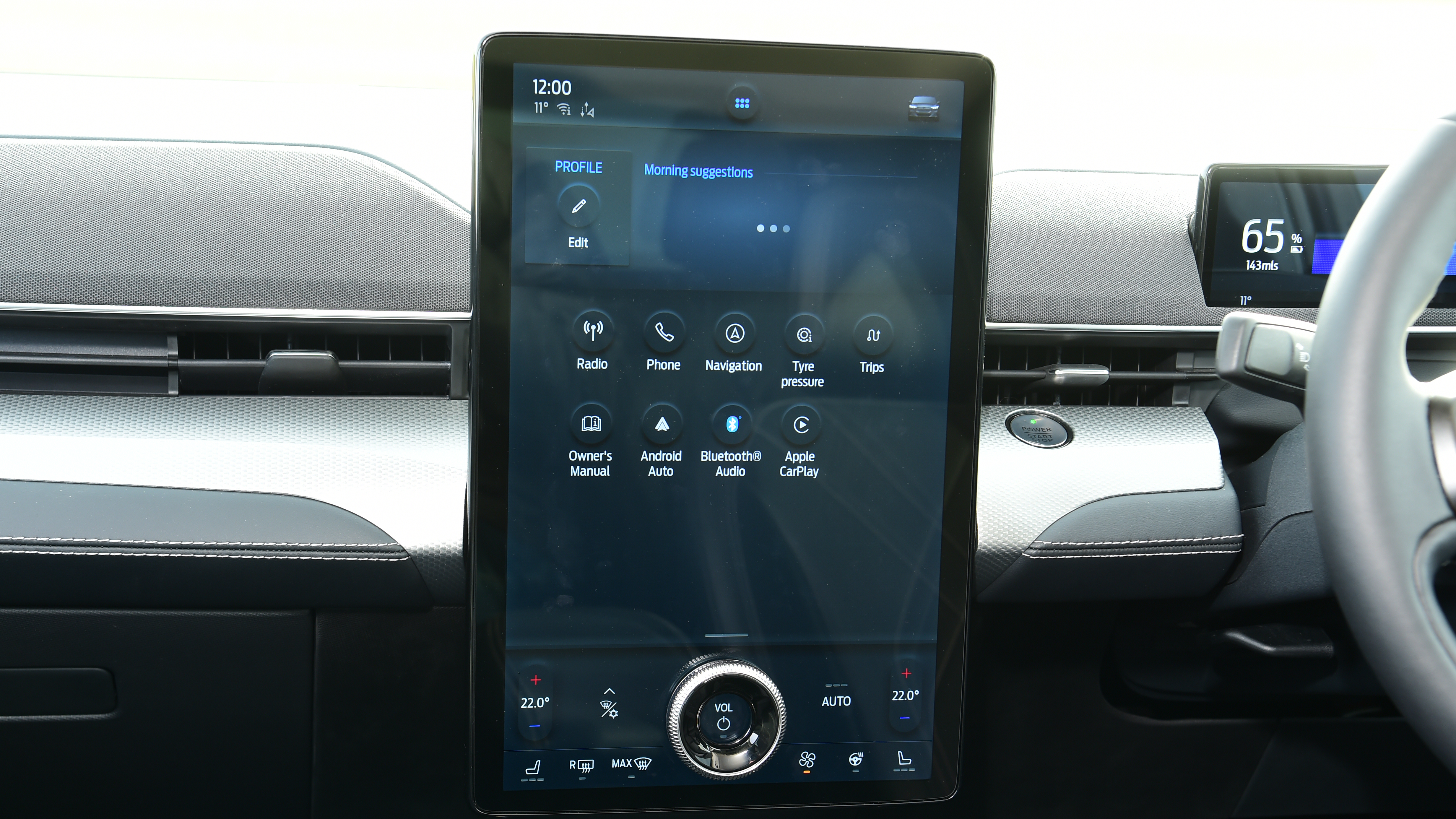 Ford Mustang Mach-E - infotainment screen 
