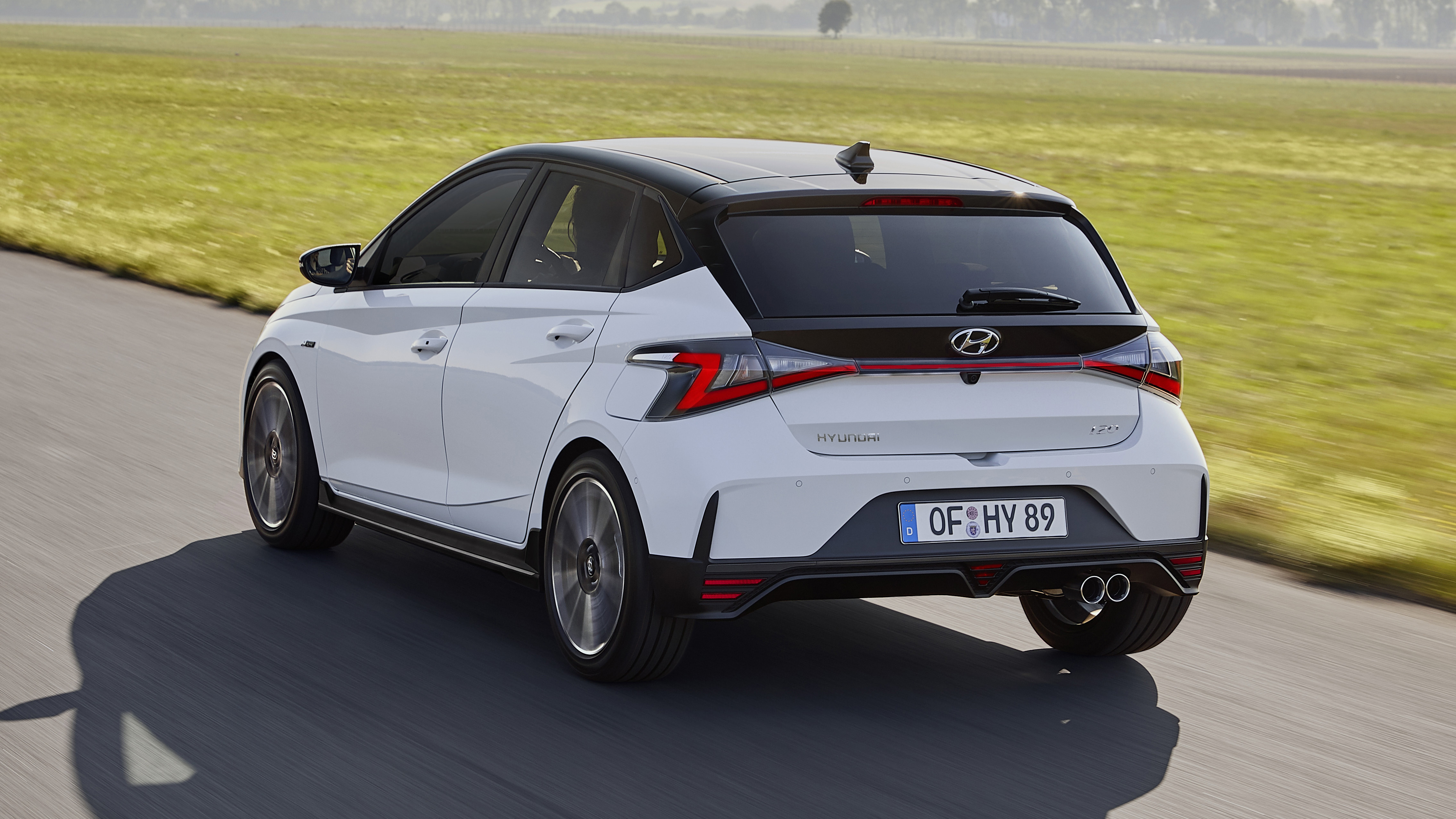 2021 Hyundai i20 N Line - rear 3/4 dynamic