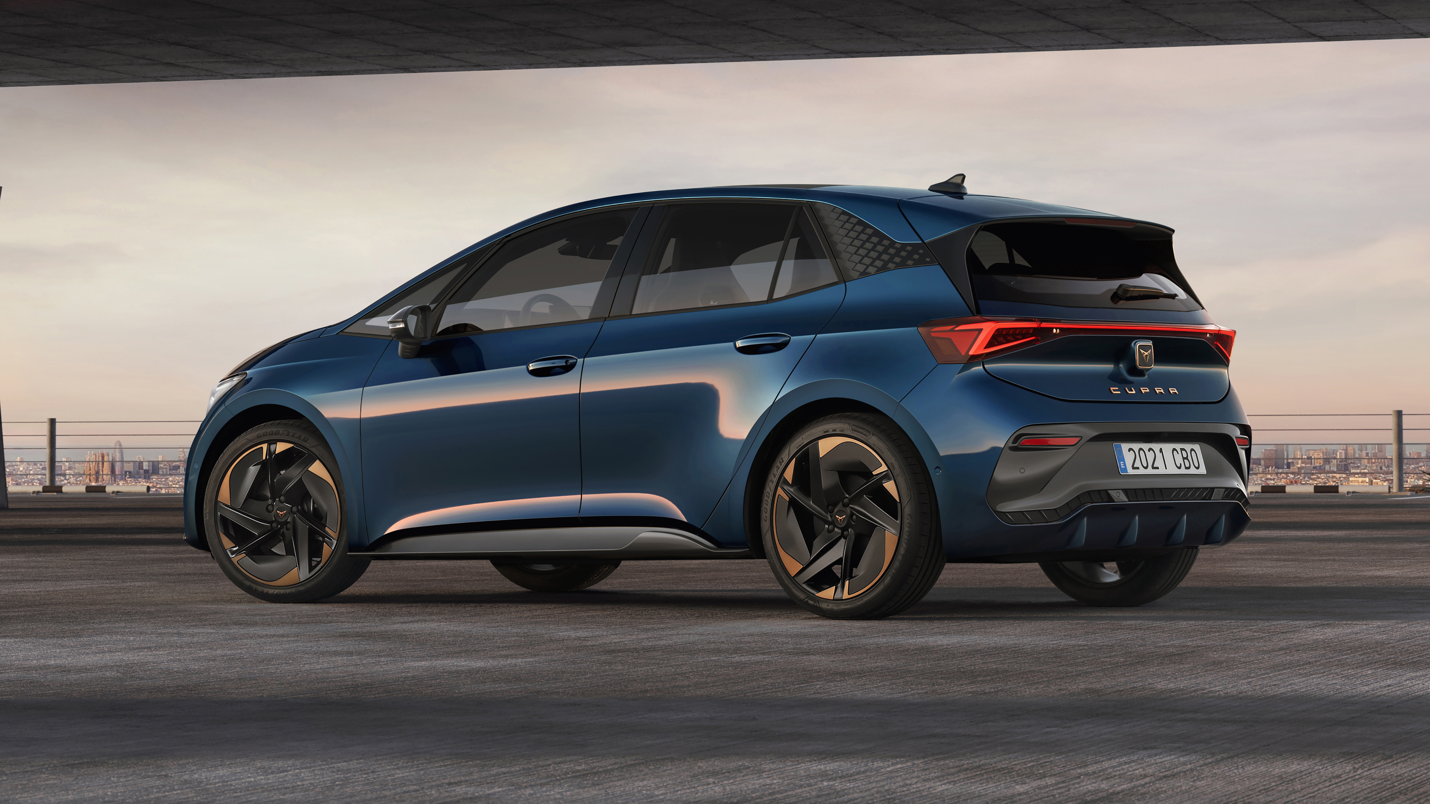2022 Cupra Born - rear 3/4