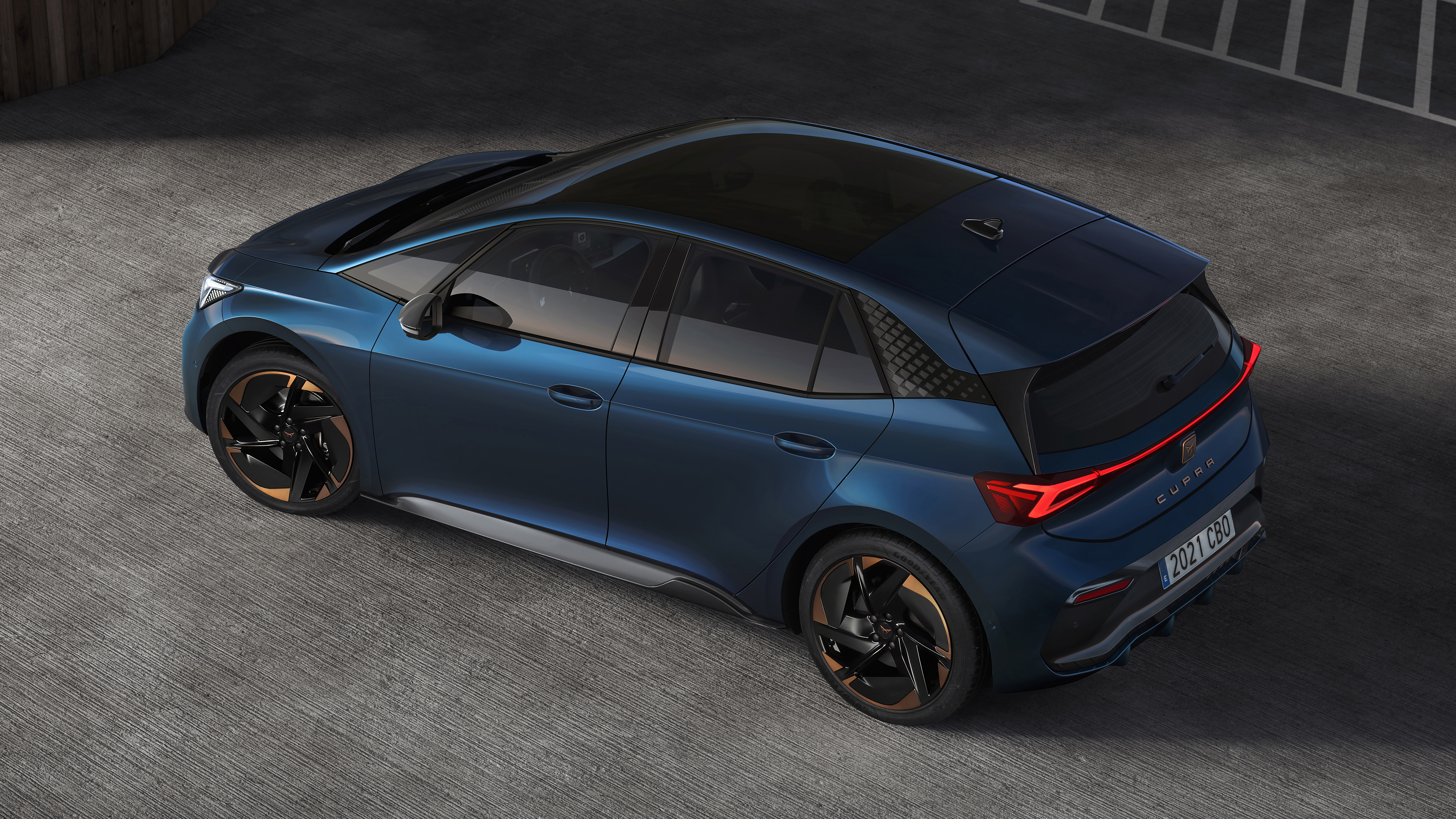 2022 Cupra Born - roof view