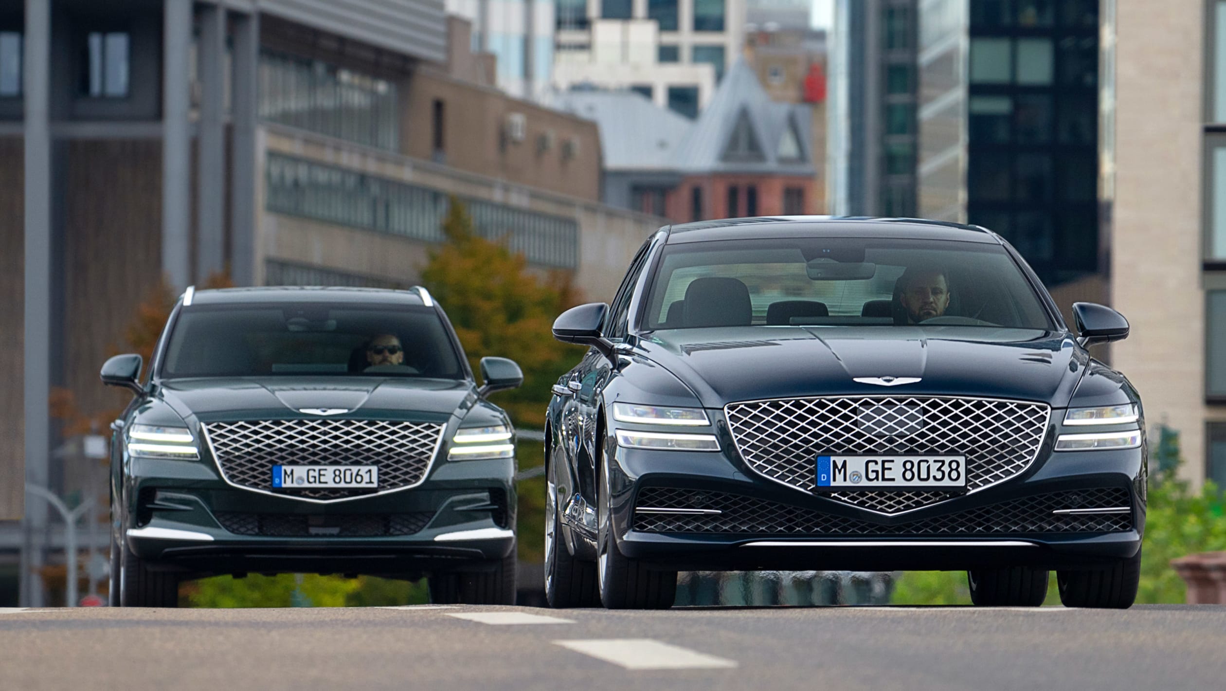 Genesis G80 saloon and GV80 SUV 