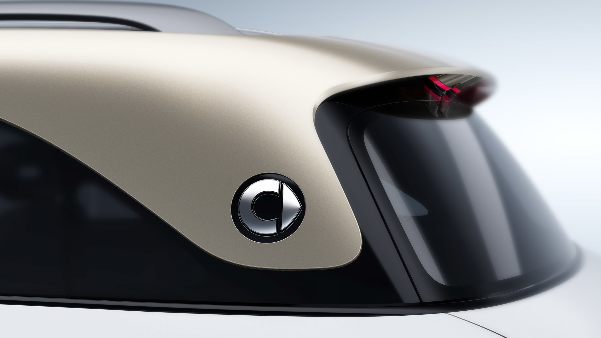 2023 Smart SUV - rear roofline 