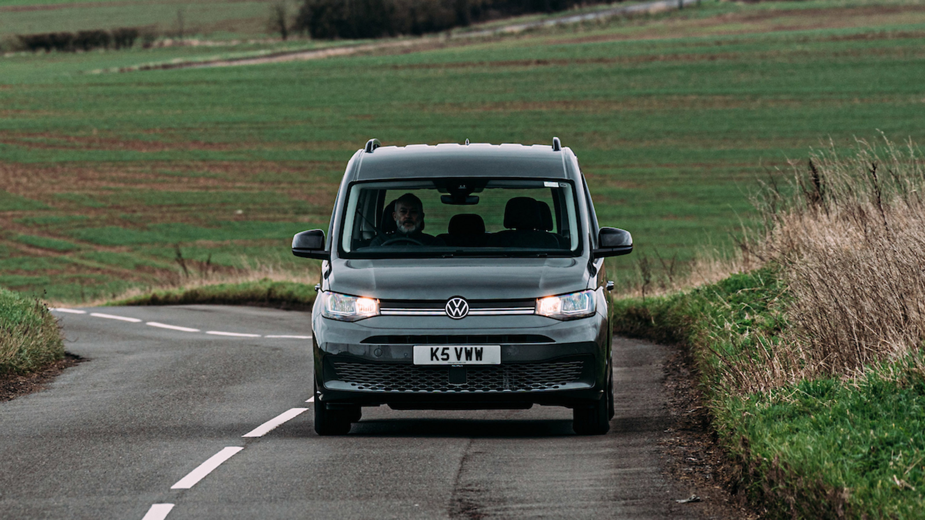 Volkswagen Caddy MPV driving front view