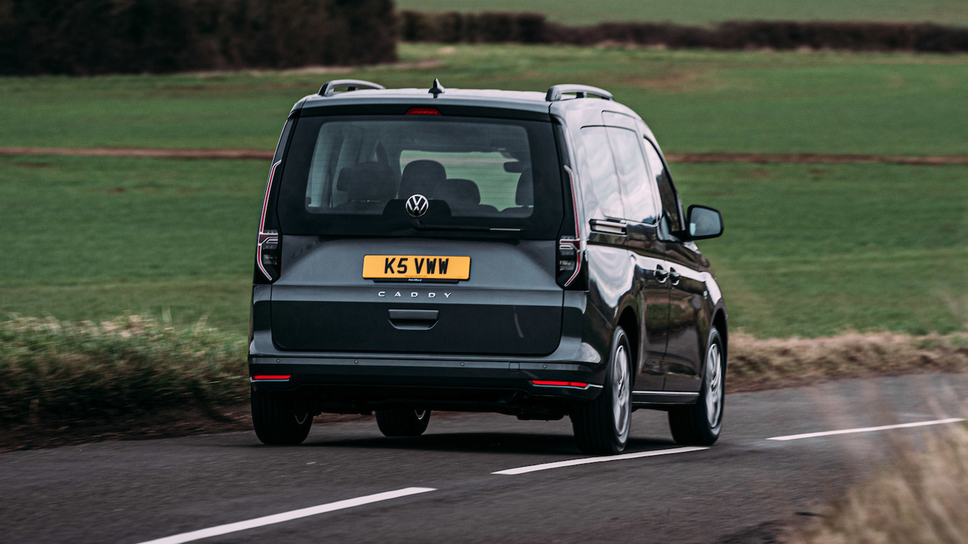 Volkswagen Caddy MPV driving rear view