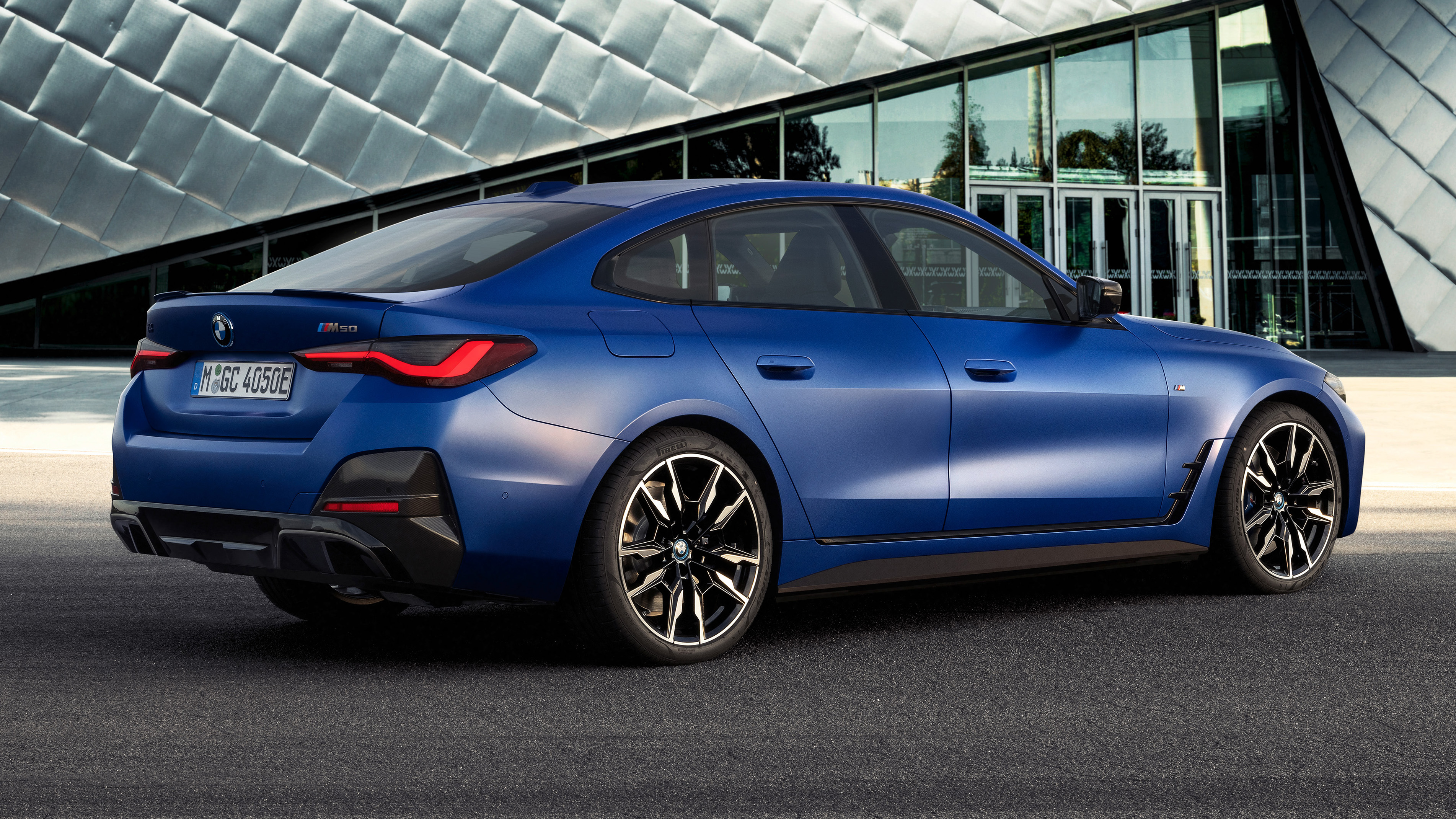 2021 BMW i4 M50 - rear 3/4