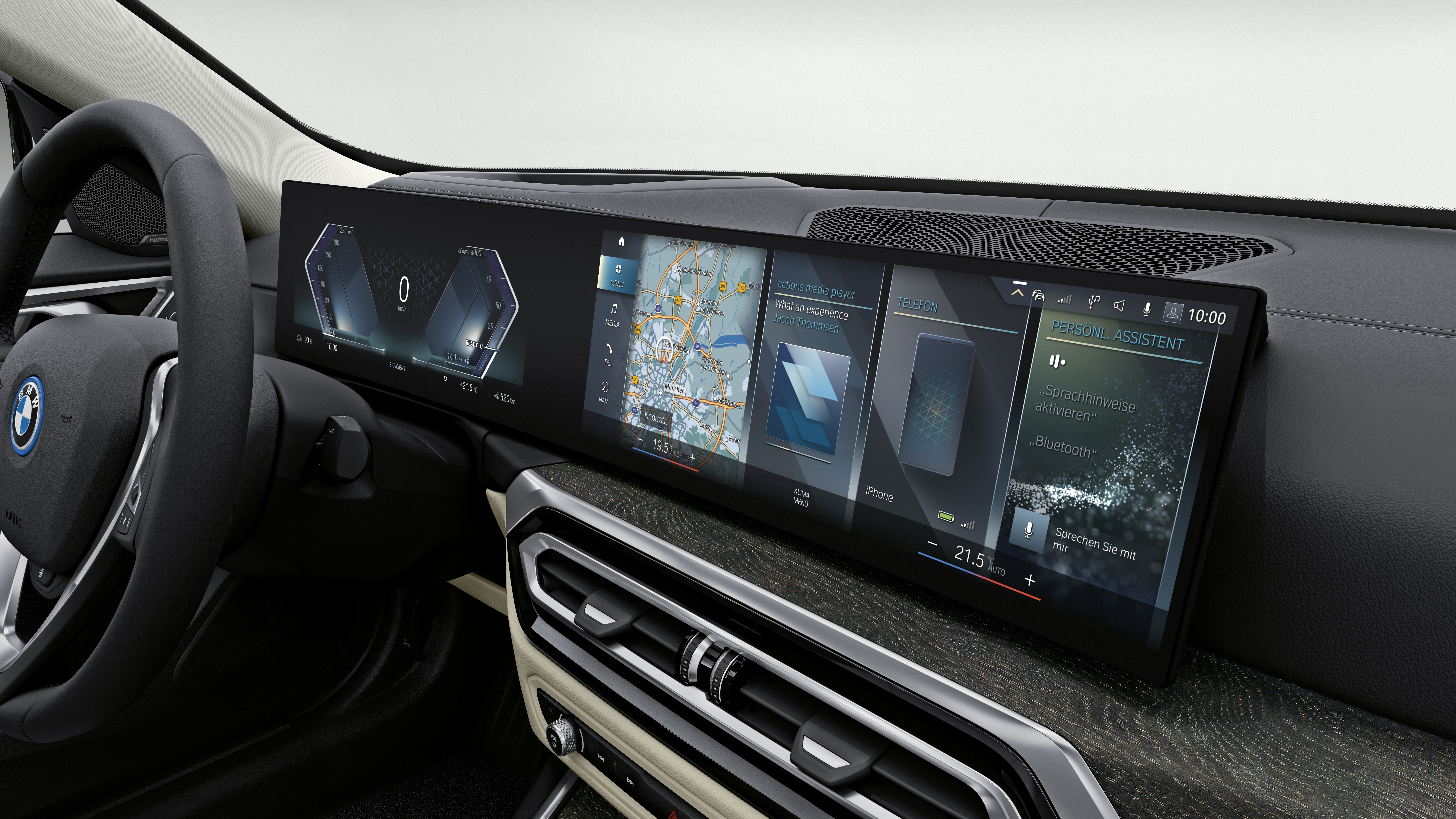 2021 BMW i4 eDrive40 - infotainment screen 