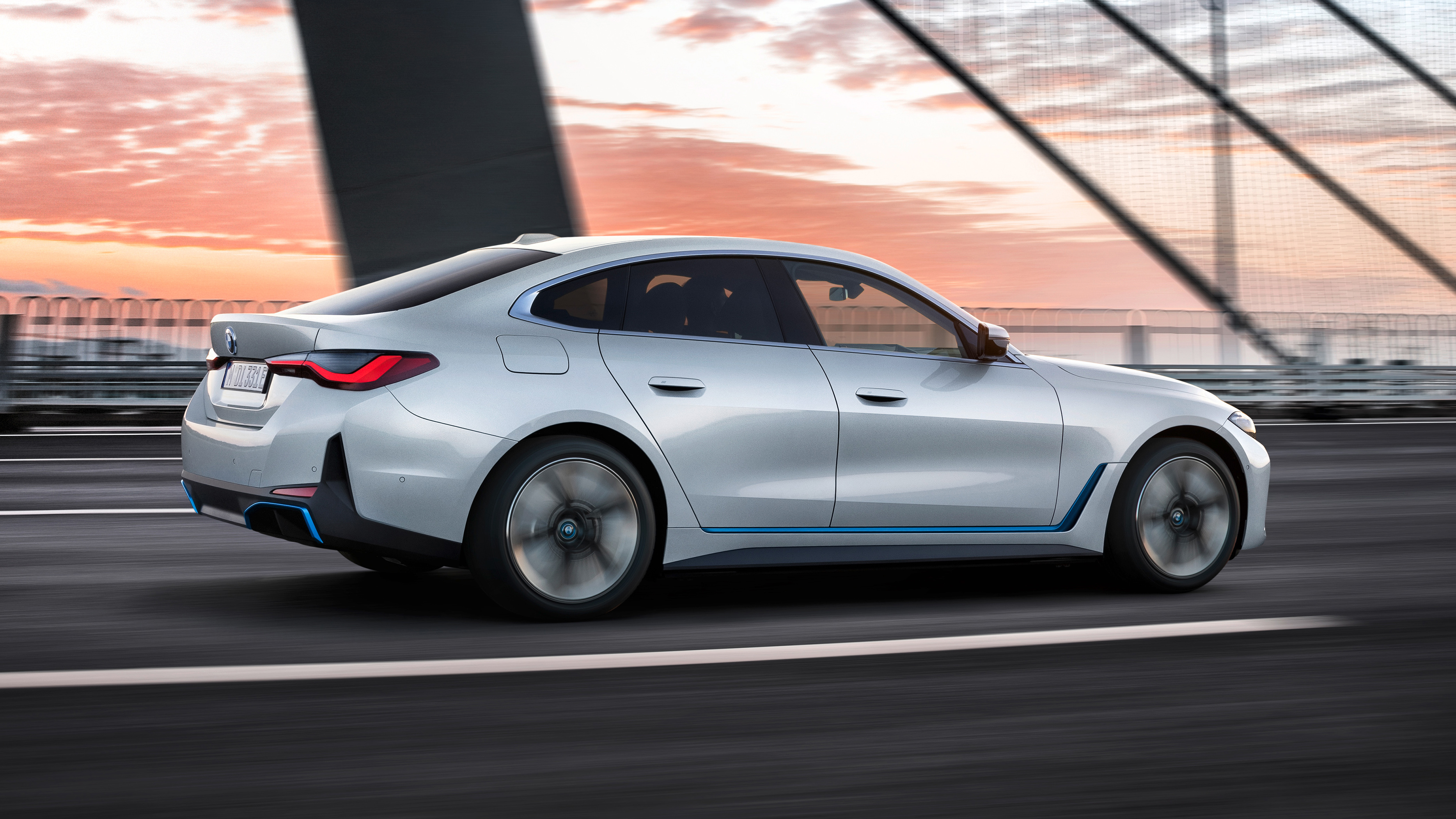 2021 BMW i4 eDrive40 - rear 3/4