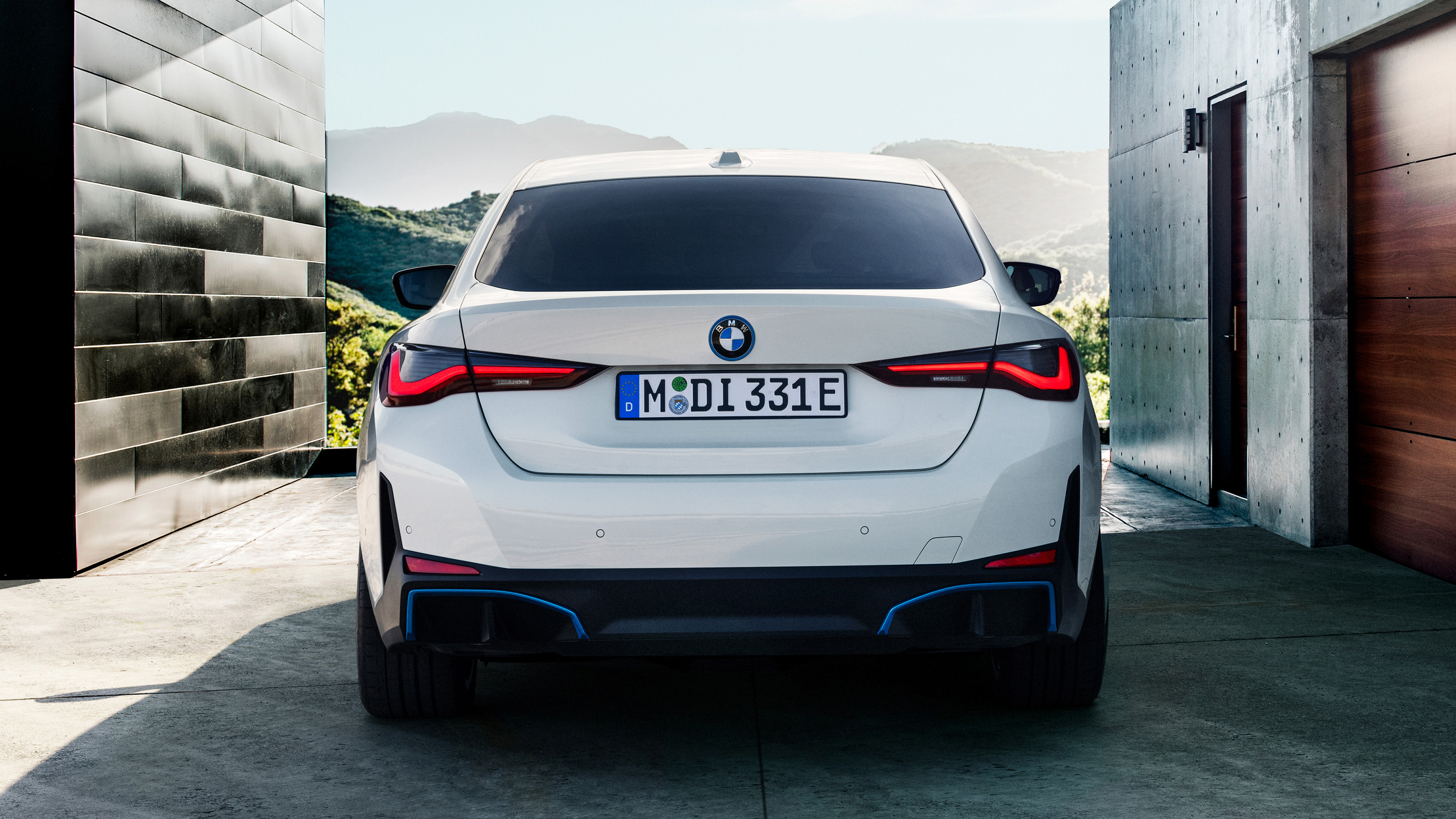 2021 BMW i4 eDrive40 - rear view