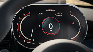 2021 MINI Convertible digital dial cluster option