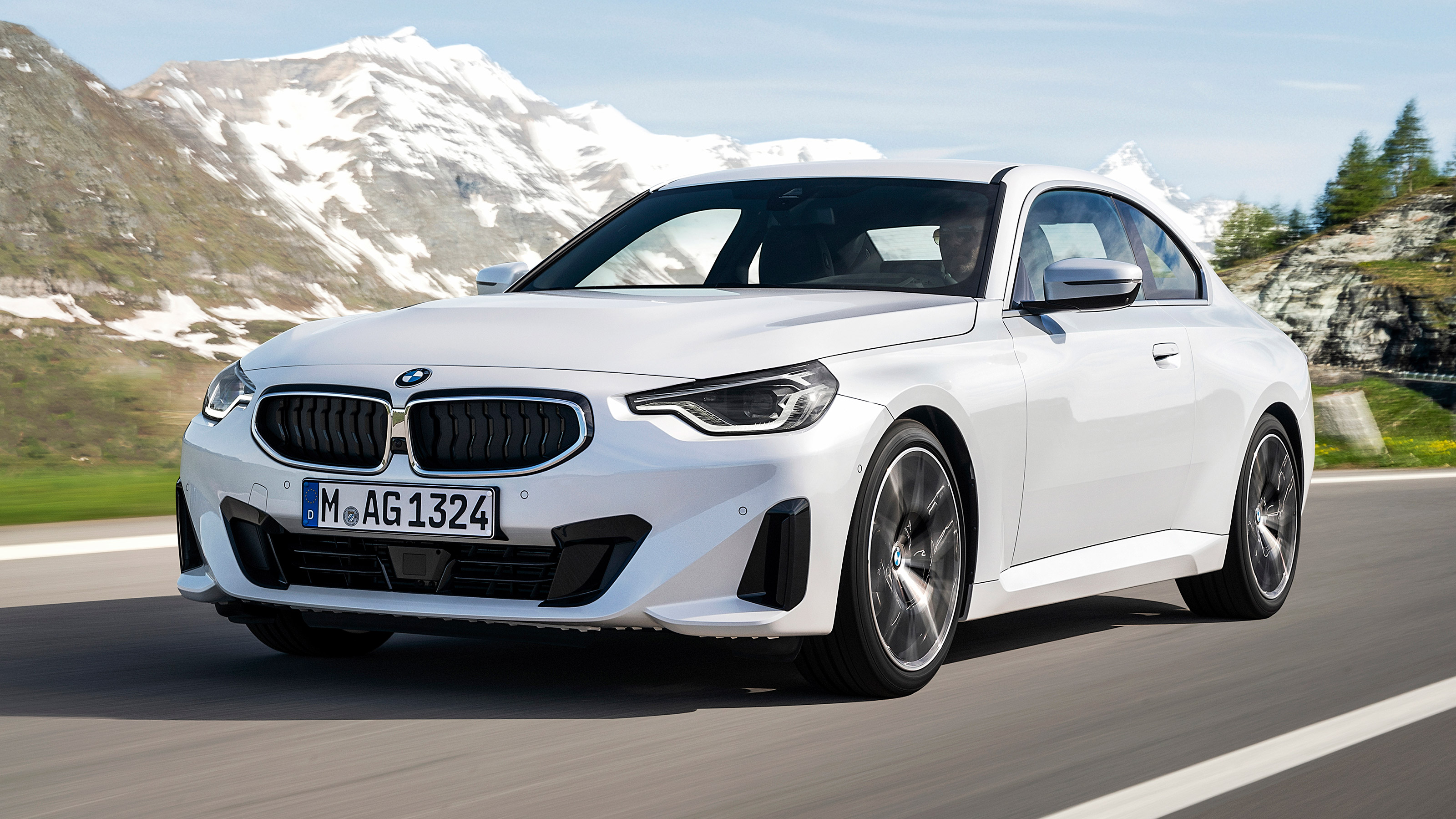 2021 BMW 2 Series Coupe M Sport - front 3/4 