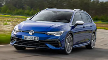2021 Volkswagen Golf R Estate - front 3/4 driving