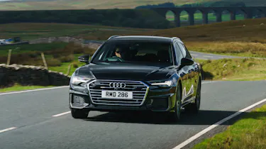 Audi A6 Avant driving - front