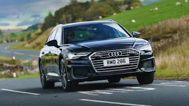 Audi A6 Avant driving