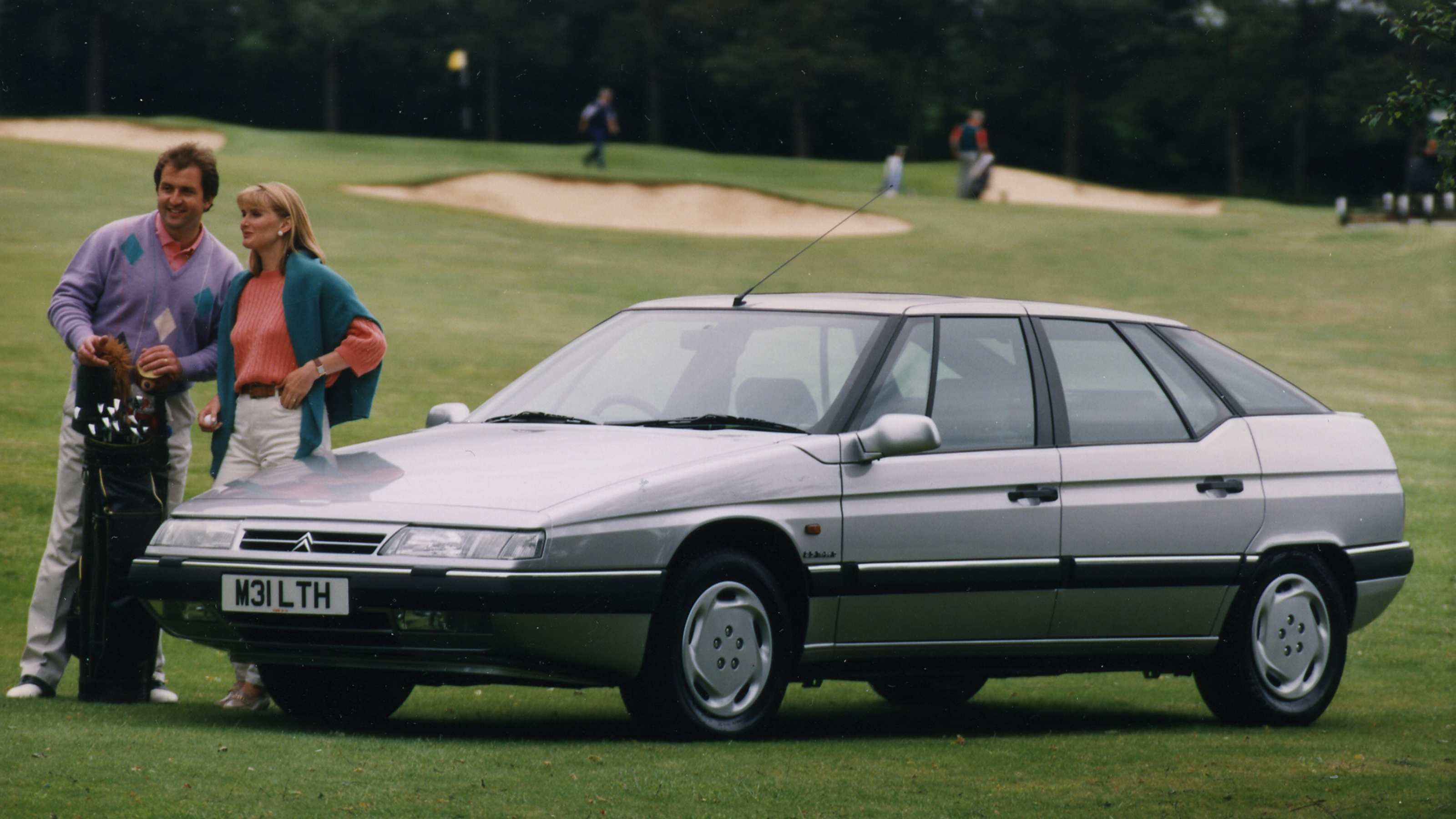 Classic Citroen XM golf course advert - credit: Media Citroen International