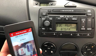 DAB car radio adaptors