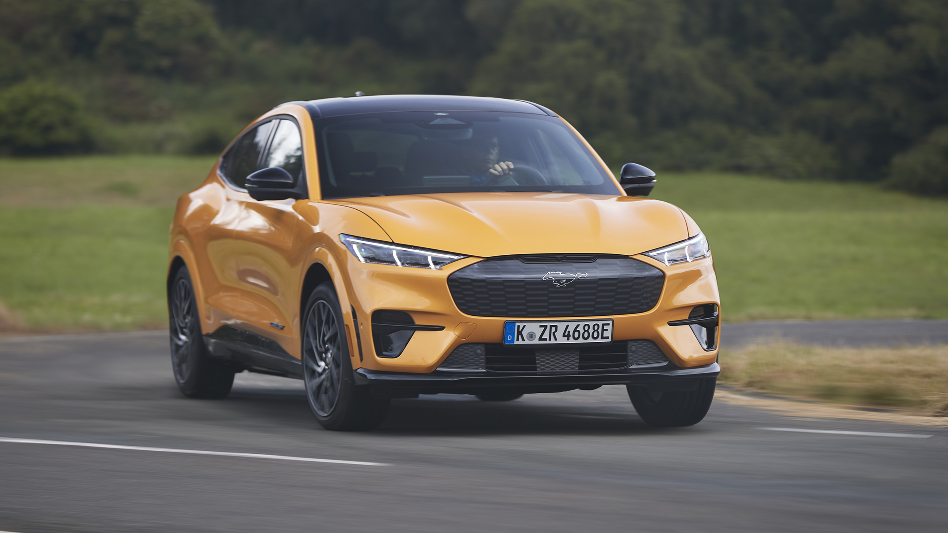 Ford Mustang Mach-E GT driving - front